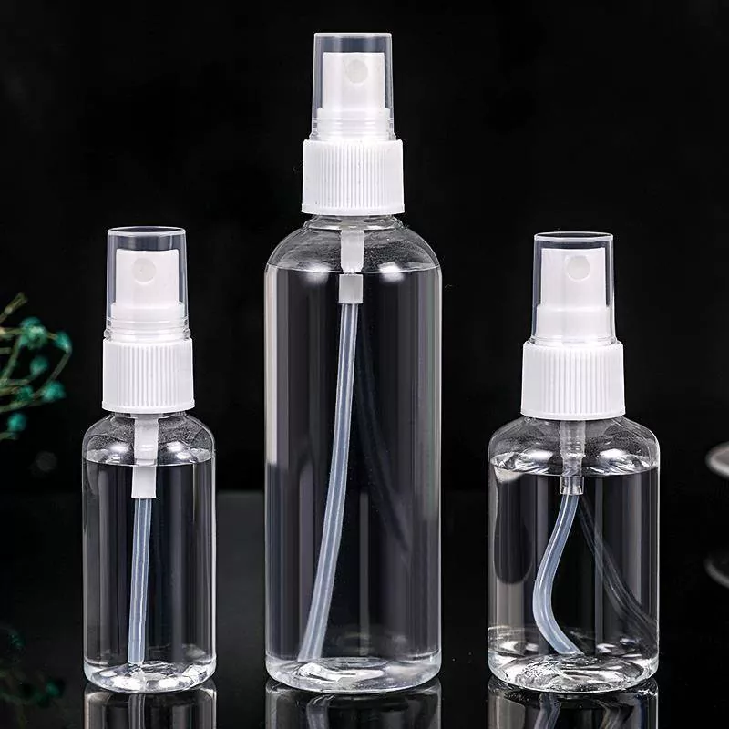Botella pulverizadora tipo prensa con hombro inclinado de 200 ml