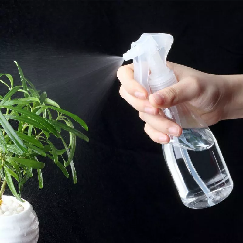Botella pulverizadora con gatillo PET transparente