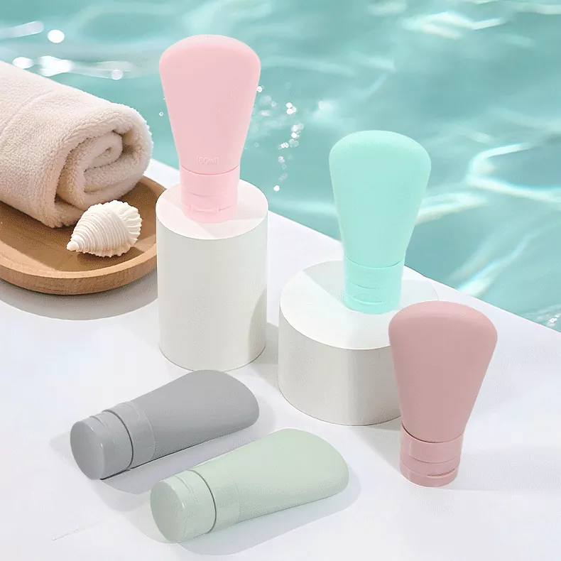 Juego de botellas dispensadoras portátiles minimalistas de estilo nórdico