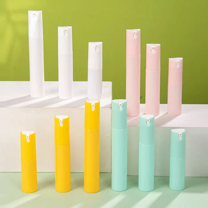 Pulverizador de niebla ultrafina multicolor para botella cosmética