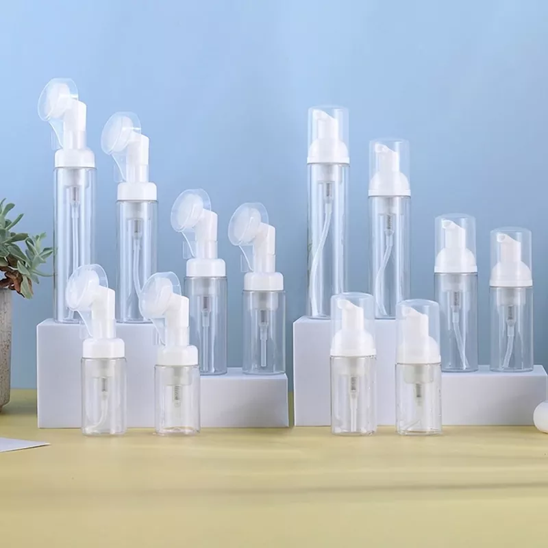Botella de mousse de espuma de PET para envases cosméticos